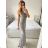 Women's Long Long Sleeve Party Dress (S/M ONE SIZE) ITALIAN FASHION IMM23056