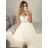 Women's Elegant Sleeveless Short Prom Party Dress (S/M ONE SIZE) ITALIAN FASHION IMM22PL19801KR