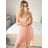Women's strapless lace party dress (S/M ONE SIZE) ITALIAN FASHION IMC23349/DR