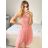 Women's strapless lace party dress (S/M ONE SIZE) ITALIAN FASHION IMC23349/DR