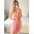 Women's strapless lace party dress (S/M ONE SIZE) ITALIAN FASHION IMC23349/DR