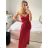 Šaty letní na ramínka dámské (S/M ONE SIZE) ITALSKÁ MÓDA IMPBB22B21841 S/M black