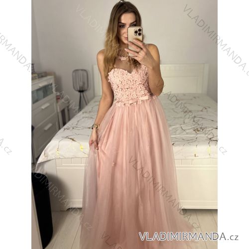 Long dress for women (UNI s-m) ITALIAN FASHION IMM20FL5620 S/M pink
