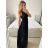 Dress classic short sleeve women (uni S / M) ITALIAN FASHION IMC20203 M / L black