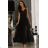 Women's Strapless Long Satin Party Dress (34-42) POLISH FASHION PMLEL24NATHALIE black 40