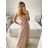 Women's Summer Elegant Sparkly Sequin Strap Dress (S/M ONE SIZE) ITALIAN FASHION IMPBB23O3837