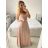 Women's Summer Elegant Sparkly Sequin Strap Dress (S/M ONE SIZE) ITALIAN FASHION IMPBB23O3837