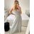 Women's Summer Elegant Sparkly Sequin Strap Dress (S/M ONE SIZE) ITALIAN FASHION IMPBB23O3837