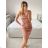 Buttoned Dress with Buttoned Ladies (uni s-m) ITALIAN FASHION IM2203948 Brown S/M