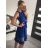 Women's Elegant Summer Sleeveless Dress (S/M/L ONE SIZE) ITALIAN FASHION IM923NELA - Colour   oranžová - Size   M / L