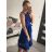 Women's Elegant Summer Sleeveless Dress (S/M/L ONE SIZE) ITALIAN FASHION IM923NELA - Colour   oranžová - Size   M / L