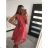 Women's Elegant Summer Sleeveless Dress (S/M/L ONE SIZE) ITALIAN FASHION IM923NELA - Colour   oranžová - Size   M / L