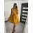 Women's Elegant Summer Sleeveless Dress (S/M/L ONE SIZE) ITALIAN FASHION IM923NELA - Colour   oranžová - Size   M / L