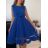 Women's Elegant Summer Sleeveless Dress (S/M/L ONE SIZE) ITALIAN FASHION IM923NELA - Colour   oranžová - Size   M / L