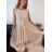 Women's Elegant Summer Sleeveless Dress (S/M/L ONE SIZE) ITALIAN FASHION IM923NELA - Colour   oranžová - Size   M / L