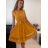 Women's Elegant Summer Sleeveless Dress (S/M/L ONE SIZE) ITALIAN FASHION IM923NELA - Colour   oranžová - Size   M / L