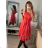 Women's Elegant Summer Sleeveless Dress (S/M/L ONE SIZE) ITALIAN FASHION IM923NELA - Colour   oranžová - Size   M / L
