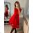Women's Elegant Summer Sleeveless Dress (S/M/L ONE SIZE) ITALIAN FASHION IM923NELA - Colour   oranžová - Size   M / L