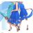Women's Elegant Summer Sleeveless Dress (S/M/L ONE SIZE) ITALIAN FASHION IM923NELA - Colour   oranžová - Size   M / L