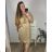 Tunic / blouse long sleeve women's oversized (3XL / 4XL ONE SIZE) ITALIAN FASHION IMWQ2191650 -   Golden
,   3xl / 4xl
