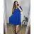 Women's Strapless Elegant Prom Long Dress (S/M, L/XL) FRENCH FASHION FMF231707 Colour   dark blue Size   XL/2XL