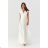 Women's long party short sleeve dress (36-56) POLISH FASHION PMLMR23AFRODYTA-2 -   white -   52