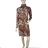 Šaty elegantní s rolákem dlouhý rukáv icecool dámské (S/M ONE SIZE) ITALSKÁ MODA IMM211514
