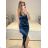 Women's Long Sleeve Knitted Turtleneck Sweater (S/M ONE SIZE) ITALIAN FASHION IM323001 S/M black