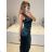 Women's Long Sleeve Knitted Turtleneck Sweater (S/M ONE SIZE) ITALIAN FASHION IM323001 S/M black