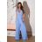 Women's Plus Size (42-46) Long Elegant Party Sleeveless Dress POLISH FASHION PMLBC23265-10