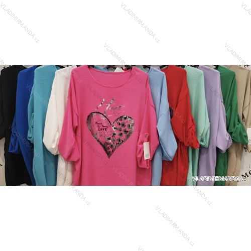Women's Long Sleeve Tie Up Tunic (S/M ONE SIZE) ITALIAN FASHION IMPLI2234663