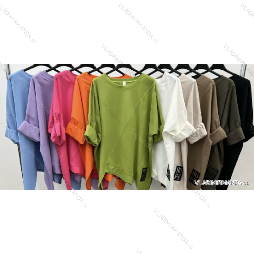 Women's oversized long sleeve tunic (S/M/L ONE SIZE) ITALIAN FASHION IMPLI2437764