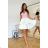 Women's Plus Size (42-46) Long Elegant Party Sleeveless Dress POLISH FASHION PMLBC23265-10 color on the model 34