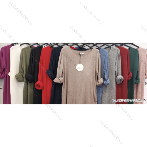 Women's long sleeve tunic (S/M/L ONE SIZE) ITALIAN FASHION IMPLI251202