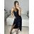 Women's Long Sleeve Party Dress (S/M ONE SIZE) ITALIAN FASHION IMPSH235429 -   silver
 -   S / M