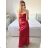 Women's Strapless Long Party Dress (S/M ONE SIZE) ITALIAN FASHION IMPSH236530