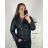 Women's Plus Size Miss Sissi Leather Jacket (46-54) POLISH FASHION PMWB24232