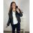 Women's Plus Size Miss Sissi Leather Jacket (46-54) POLISH FASHION PMWB24232