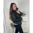 Zip Hooded Jacket Long Sleeve Women's Plus Size (3XL-8XL) POLISH FASHION PMWT21T21-69