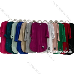 Tunic with pendant short sleeve women's plus size (3XL/4XL ONE SIZE) ITALIAN FASHION IMC23020