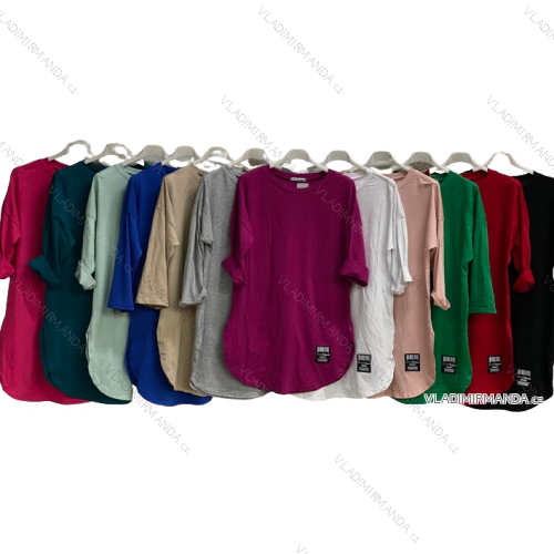 Tunic with pendant short sleeve women's plus size (3XL/4XL ONE SIZE) ITALIAN FASHION IMC23020