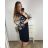 Women's short sleeve dress oversized (L-3XL) POLISH FASHION PMF20013