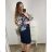 Women's short sleeve dress oversized (L-3XL) POLISH FASHION PMF20013