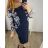 Women's short sleeve dress oversized (L-3XL) POLISH FASHION PMF20013