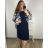 Women's short sleeve dress oversized (L-3XL) POLISH FASHION PMF20013