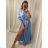 Elegant Long Sleeve Dress Women (S / M.ONE SIZE) ITALIAN FASHION IMM211302