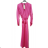 Elegant Long Sleeve Dress Women (S / M.ONE SIZE) ITALIAN FASHION IMM211302