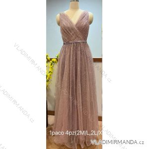 Women's Sleeveless Long Party Dress (S/M ONE SIZE) ITALIAN FASHION IMPBB22 IMHMS24168