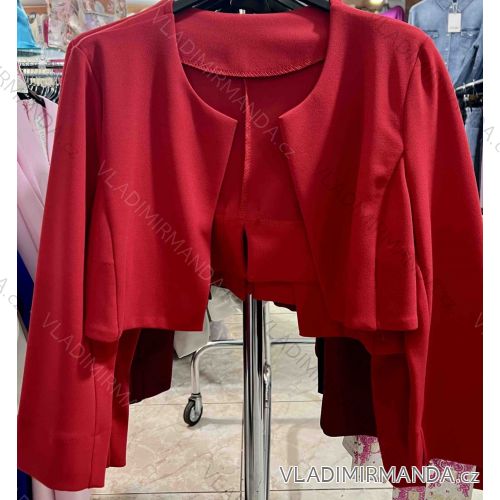 Women's Long Sleeve Fur Bolero (S/M ONE SIZE) ITALIAN FASHION IMHMS23083