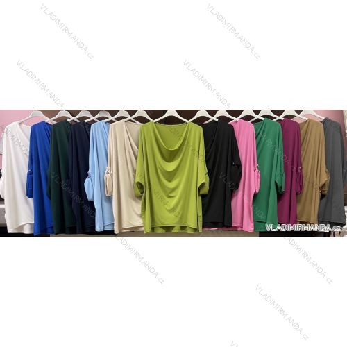 Tunic / blouse long sleeve women's oversized (3XL / 4XL ONE SIZE) ITALIAN FASHION IMWQ2191650